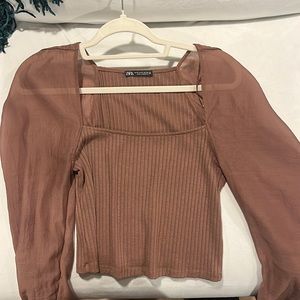 Long sleeve dressy top